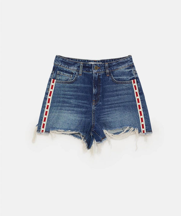 Pearly Side Tripe Shorts